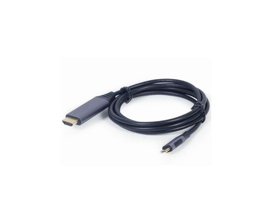 Кабель мультимедийный USB-C to HDMI 1.8m 4K 60Hz Cablexpert (CC-USB3C-HDMI-01-6), изображение 2 Кабель мультимедийный USB-C to HDMI 1.8m 4K 60Hz Cablexpert (CC-USB3C-HDMI-01-6), изображение 2