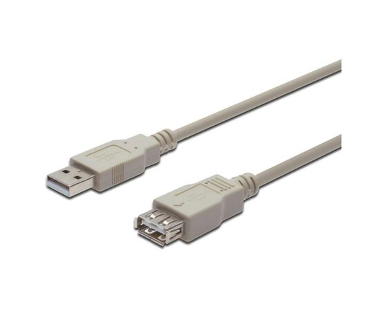 Дата кабель USB 2.0 AM/AF 5.0m Assmann (AK-300202-050-E)