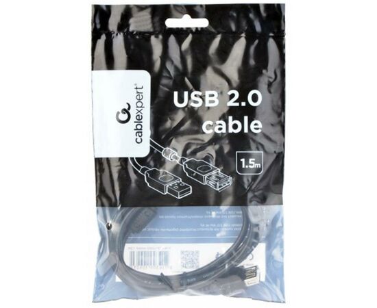 Дата кабель USB 2.0 AM/AF 1.5m Cablexpert (CCF-USB2-AMAF-1.5M), изображение 4 Дата кабель USB 2.0 AM/AF 1.5m Cablexpert (CCF-USB2-AMAF-1.5M), изображение 4