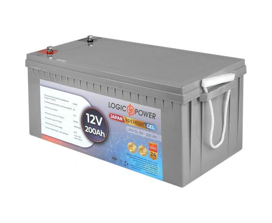 Батарея к ИБП LogicPower LPN-GL 12В 200 Ач (13720), изображение 3 Батарея к ИБП LogicPower LPN-GL 12В 200 Ач (13720), изображение 3