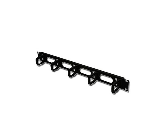 Кабельный организатор 19" 1U 40х50 пластиковые скобы green Conteg (DP-VP-P1-GN)