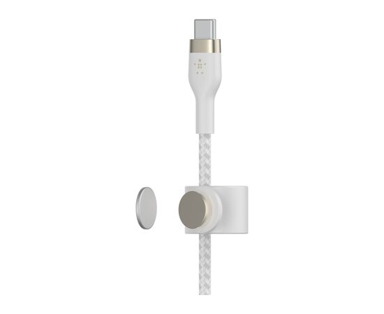 Дата кабель USB-C to USB-C 1.0m BRAIDED SILICONE white Belkin (CAB011BT1MWH), изображение 4 Дата кабель USB-C to USB-C 1.0m BRAIDED SILICONE white Belkin (CAB011BT1MWH), изображение 4