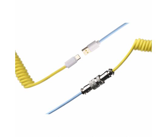 Дата кабель USB 2.0 AM to Type-C 1.0m Premicord Cotton Candy Yellow Ducky (DKCC-CCCNC1), изображение 2 Дата кабель USB 2.0 AM to Type-C 1.0m Premicord Cotton Candy Yellow Ducky (DKCC-CCCNC1), изображение 2