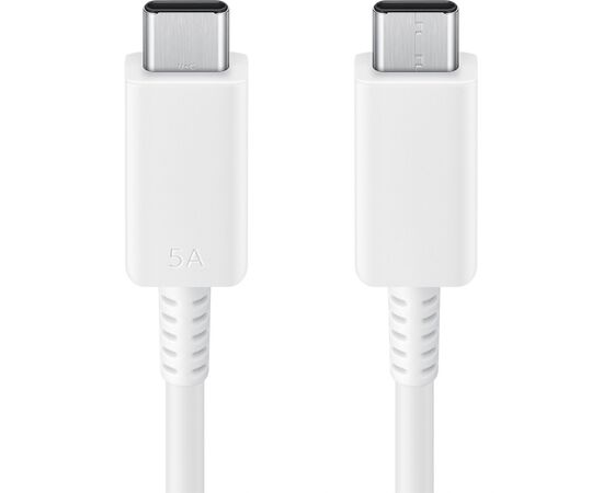 Дата кабель USB Type-C to Type-C 1.8m White 5A Samsung (EP-DX510JWRGRU), изображение 2 Дата кабель USB Type-C to Type-C 1.8m White 5A Samsung (EP-DX510JWRGRU), изображение 2