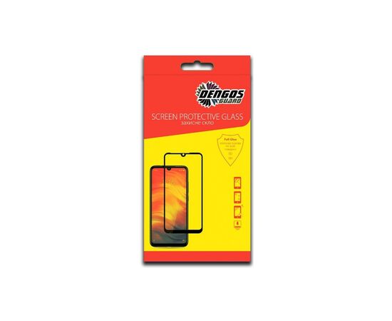 Стекло защитное Dengos Full Glue Samsung Galaxy A03 (black) (TGFG-201)