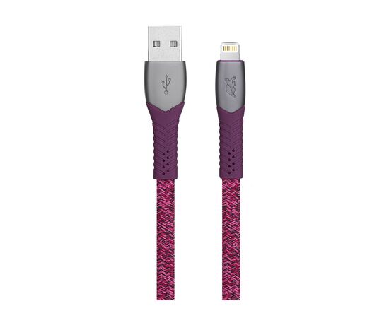 Дата кабель USB 2.0 AM to Lightning 1.2m MFI 3A red RivaCase (PS6101 RD12)