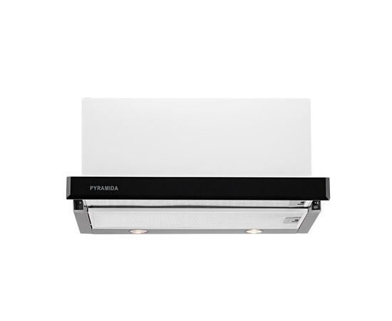Вытяжка кухонная Pyramida TL 60 FG IX BL, изображение 2 Вытяжка кухонная Pyramida TL 60 FG IX BL, изображение 2