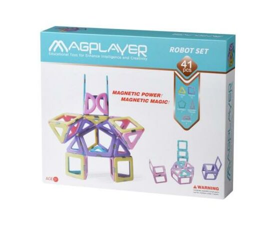 Конструктор Magplayer магнитный набор 41 эл. (MPH2-41)