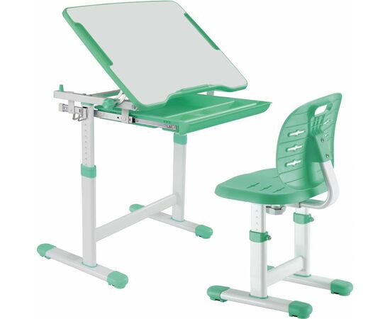 Парта со стулом FunDesk Piccolino III Green (515965), изображение 2 Парта со стулом FunDesk Piccolino III Green (515965), изображение 2