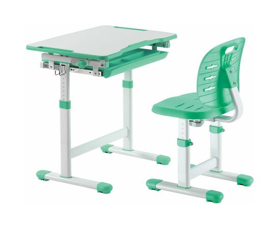 Парта со стулом FunDesk Piccolino III Green (515965)