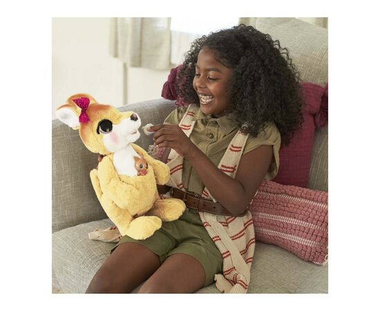 Интерактивная игрушка Hasbro Furreal Friends Джоси Кенгуру (E6724), изображение 4 Интерактивная игрушка Hasbro Furreal Friends Джоси Кенгуру (E6724), изображение 4