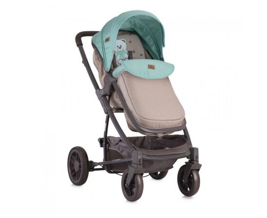 Коляска Lorelli S-500 Set с автокреслом Green & Beige Teddy Bear (S-500 SET-green&beige te), изображение 3 Коляска Lorelli S-500 Set с автокреслом Green & Beige Teddy Bear (S-500 SET-green&beige te), изображение 3