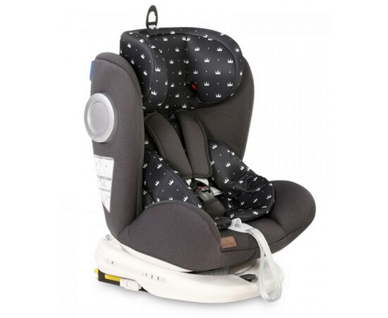 Автокресло Bertoni/Lorelli Lusso Sps Isofix 0-36 кг Black Crowns (LUSSO black crowns), изображение 3 Автокресло Bertoni/Lorelli Lusso Sps Isofix 0-36 кг Black Crowns (LUSSO black crowns), изображение 3