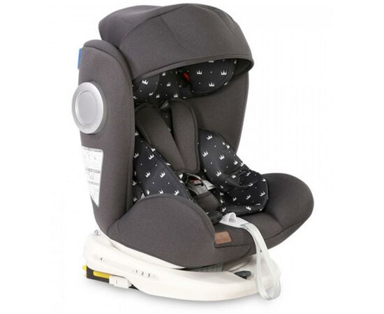 Автокресло Bertoni/Lorelli Lusso Sps Isofix 0-36 кг Black Crowns (LUSSO black crowns)