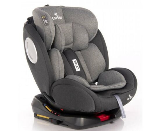 Автокресло Bertoni/Lorelli Lyra Isofix 0-36 кг Black/Grey (LYRA black/grey)