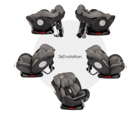 Автокресло Bertoni/Lorelli Lorelli Lyra Isofix 0-36 кг Grey (LYRA grey), изображение 3 Автокресло Bertoni/Lorelli Lorelli Lyra Isofix 0-36 кг Grey (LYRA grey), изображение 3