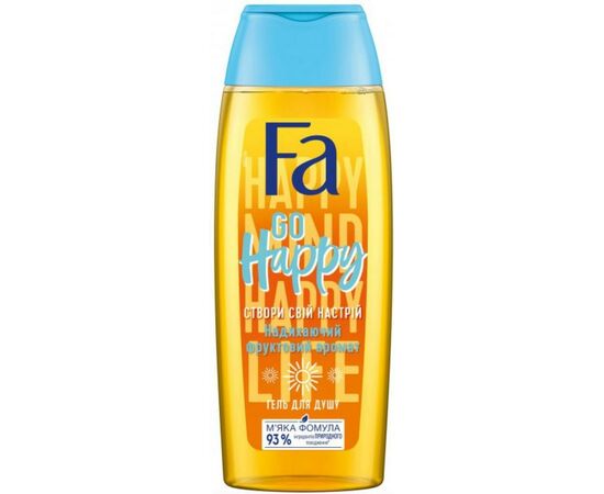 Гель для душа Fa Создай свое настроение Go Happy с фруктовым ароматом 250 мл (9000101622270)