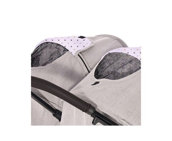 Коляска Lorelli DUO grey dots, изображение 10 Коляска Lorelli DUO grey dots, изображение 10