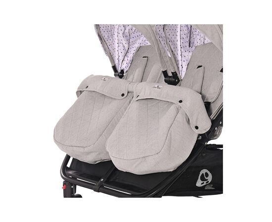 Коляска Lorelli DUO grey dots, изображение 6 Коляска Lorelli DUO grey dots, изображение 6