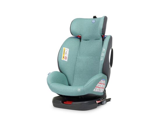 Автокрісло El Camino Absolute 360 Isofix 0-36 кг (ME 1079 royal turquoise), зображення 5 Автокрісло El Camino Absolute 360 Isofix 0-36 кг (ME 1079 royal turquoise), зображення 5