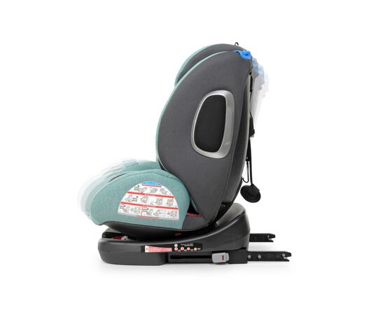 Автокрісло El Camino Absolute 360 Isofix 0-36 кг (ME 1079 royal turquoise), зображення 6 Автокрісло El Camino Absolute 360 Isofix 0-36 кг (ME 1079 royal turquoise), зображення 6