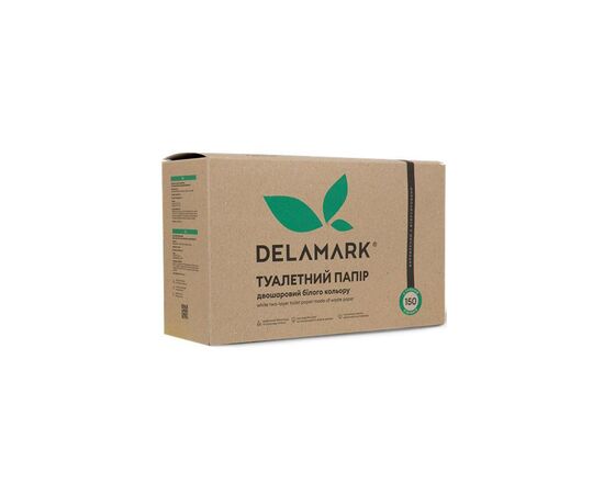 Туалетная бумага DeLaMark 2 слоя 150 отрывов 6 рулонов (4820152331045)