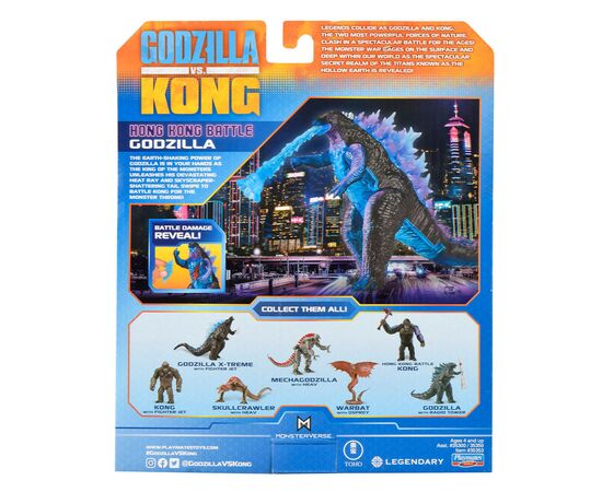 Фігурка Godzilla vs. Kong Ґодзілла з ранами та променем (35353), зображення 4 Фігурка Godzilla vs. Kong Ґодзілла з ранами та променем (35353), зображення 4