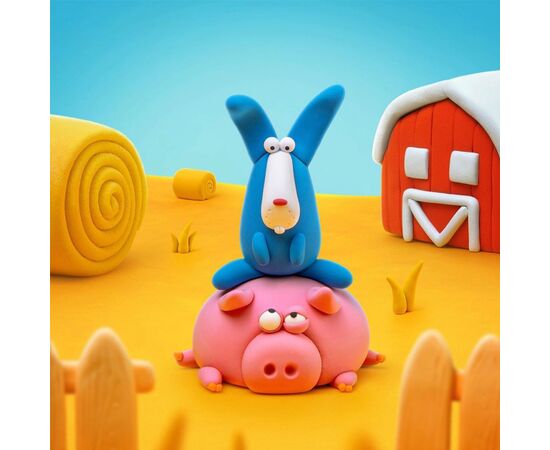 Набір для творчості Lipaka пластилина самозатверд. Кролик (30050-UA01), зображення 4 Набір для творчості Lipaka пластилина самозатверд. Кролик (30050-UA01), зображення 4