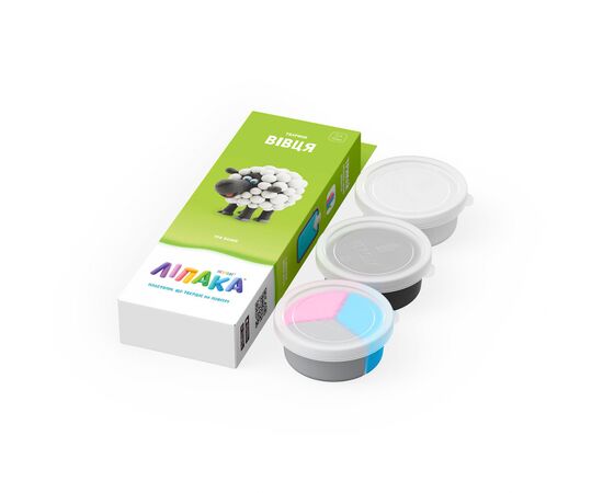 Набір для творчості Lipaka пластилина самозатверд. Вівця (30049-UA01), зображення 2 Набір для творчості Lipaka пластилина самозатверд. Вівця (30049-UA01), зображення 2