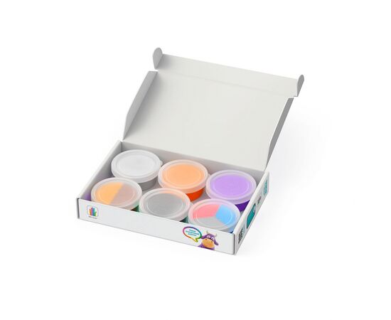 Набір для творчості Lipaka пластилина самозатверд. Корівка, песик, вівця (60024-UA01), зображення 2