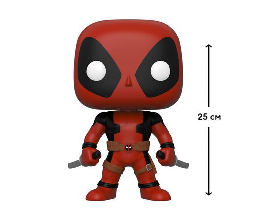 Фигурка для геймеров Funko Pop серии Marvel – Эксклюзивный Дедпул с мечами эксклюзив, 25 см (44726), изображение 2 Фигурка для геймеров Funko Pop серии Marvel – Эксклюзивный Дедпул с мечами эксклюзив, 25 см (44726), изображение 2