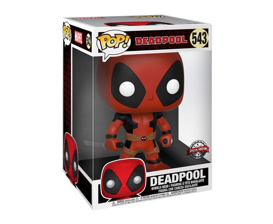 Фигурка для геймеров Funko Pop серии Marvel – Эксклюзивный Дедпул с мечами эксклюзив, 25 см (44726), изображение 3 Фигурка для геймеров Funko Pop серии Marvel – Эксклюзивный Дедпул с мечами эксклюзив, 25 см (44726), изображение 3