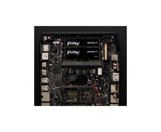 Модуль памяти для ноутбука SoDIMM DDR4 32GB (2x16GB) 2666 MHz FURY Impact Kingston Fury (ex.HyperX) (KF426S16IBK2/32), изображение 4 Модуль памяти для ноутбука SoDIMM DDR4 32GB (2x16GB) 2666 MHz FURY Impact Kingston Fury (ex.HyperX) (KF426S16IBK2/32), изображение 4