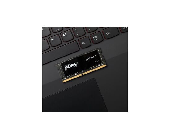 Модуль памяти для ноутбука SoDIMM DDR4 32GB (2x16GB) 2666 MHz FURY Impact Kingston Fury (ex.HyperX) (KF426S16IBK2/32), изображение 6 Модуль памяти для ноутбука SoDIMM DDR4 32GB (2x16GB) 2666 MHz FURY Impact Kingston Fury (ex.HyperX) (KF426S16IBK2/32), изображение 6