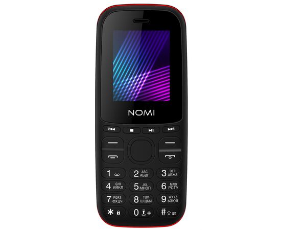 Мобильный телефон Nomi i189s Black Red