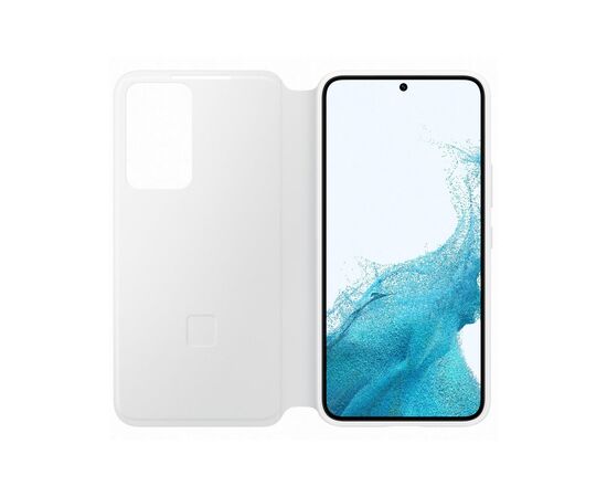 Чехол для моб. телефона Samsung Smart Clear View Cover Galaxy S22 White (EF-ZS901CWEGRU), изображение 3 Чехол для моб. телефона Samsung Smart Clear View Cover Galaxy S22 White (EF-ZS901CWEGRU), изображение 3