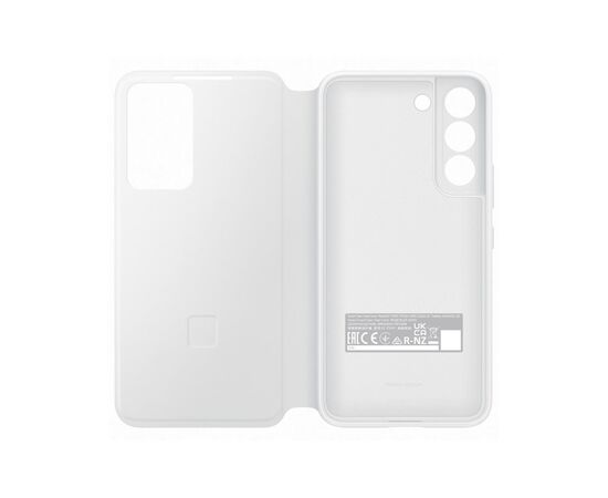 Чехол для моб. телефона Samsung Smart Clear View Cover Galaxy S22 White (EF-ZS901CWEGRU), изображение 4 Чехол для моб. телефона Samsung Smart Clear View Cover Galaxy S22 White (EF-ZS901CWEGRU), изображение 4