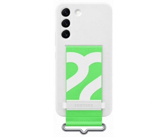 Чехол для моб. телефона Samsung Silicone with Strap Cover Galaxy S22 White (EF-GS901TWEGRU)