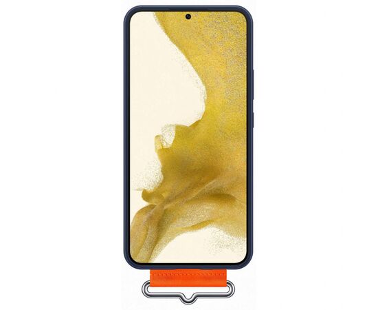 Чехол для моб. телефона Samsung Silicone with Strap Cover Galaxy S22 Plus Navy (EF-GS906TNEGRU), изображение 2 Чехол для моб. телефона Samsung Silicone with Strap Cover Galaxy S22 Plus Navy (EF-GS906TNEGRU), изображение 2