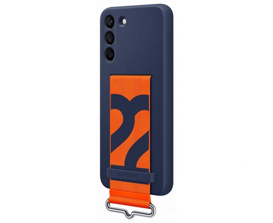 Чехол для моб. телефона Samsung Silicone with Strap Cover Galaxy S22 Plus Navy (EF-GS906TNEGRU), изображение 3 Чехол для моб. телефона Samsung Silicone with Strap Cover Galaxy S22 Plus Navy (EF-GS906TNEGRU), изображение 3