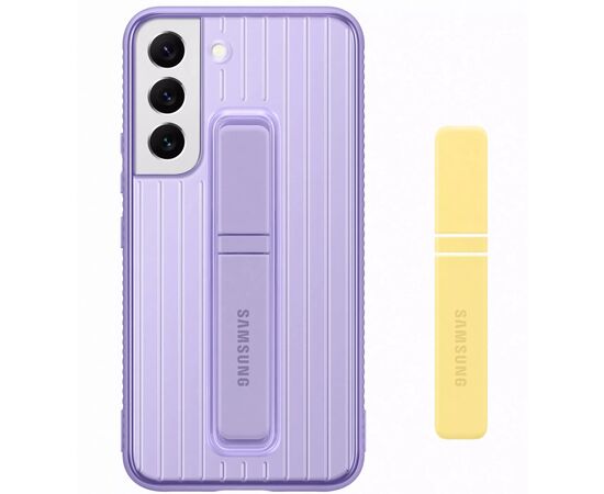 Чехол для моб. телефона Samsung Protective Standing Cover Galaxy S22 Lavender (EF-RS901CVEGRU), изображение 8 Чехол для моб. телефона Samsung Protective Standing Cover Galaxy S22 Lavender (EF-RS901CVEGRU), изображение 8