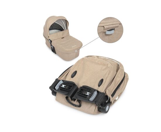 Коляска El Camino Saga 2 в 1 (ME 1085 denim beige), изображение 4 Коляска El Camino Saga 2 в 1 (ME 1085 denim beige), изображение 4