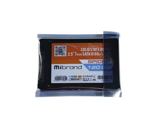 Накопитель SSD 2.5" 120GB Mibrand (MI2.5SSD/SP120GB), изображение 4 Накопитель SSD 2.5" 120GB Mibrand (MI2.5SSD/SP120GB), изображение 4