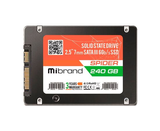 Накопичувач SSD 2.5" 240GB Mibrand (MI2.5SSD/SP240GB)