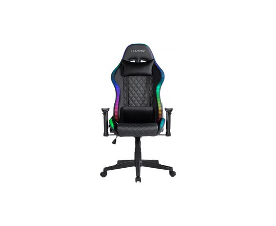 Кресло игровое Hator Darkside RGB Black (HTC-918), изображение 2 Кресло игровое Hator Darkside RGB Black (HTC-918), изображение 2