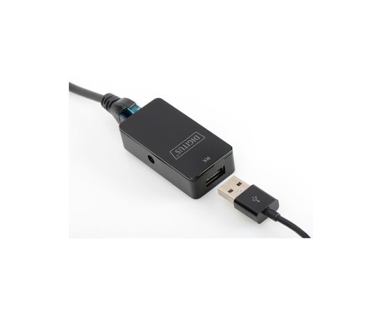 Адаптер USB 2.0 - UTP Cat5, 50m Digitus (DA-70141), изображение 3 Адаптер USB 2.0 - UTP Cat5, 50m Digitus (DA-70141), изображение 3