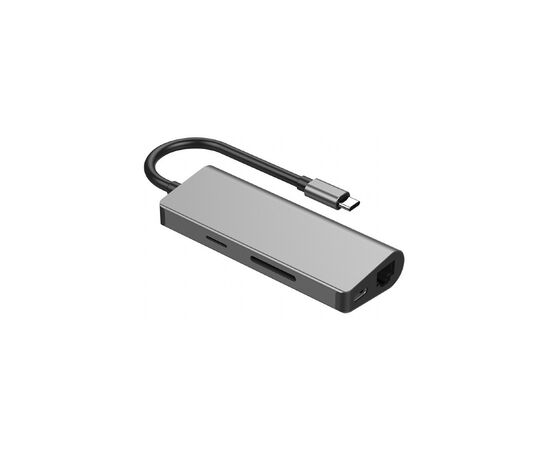 Концентратор Cablexpert USB-C 5-in-1 (HUB/HDMI/PD/CR/Lan) (A-CM-COMBO5-01), изображение 2 Концентратор Cablexpert USB-C 5-in-1 (HUB/HDMI/PD/CR/Lan) (A-CM-COMBO5-01), изображение 2
