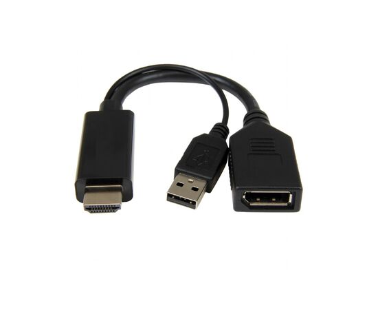 Перехідник HDMI to DisplayPort, 4K 30Hz Cablexpert (A-HDMIM-DPF-01)