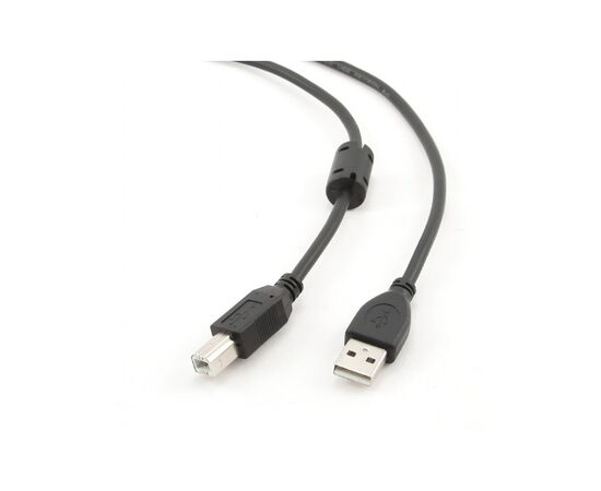 Кабель для принтера USB 2.0 AM/BM 1.5m ferrite Cablexpert (CCFB-USB2-AMBM-1.5M)