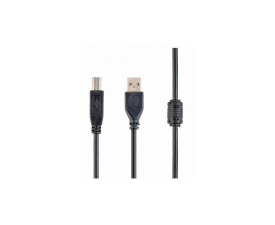 Кабель для принтера USB 2.0 AM/BM 3.0m ferrite Cablexpert (CCFB-USB2-AMBM-3M), изображение 3 Кабель для принтера USB 2.0 AM/BM 3.0m ferrite Cablexpert (CCFB-USB2-AMBM-3M), изображение 3